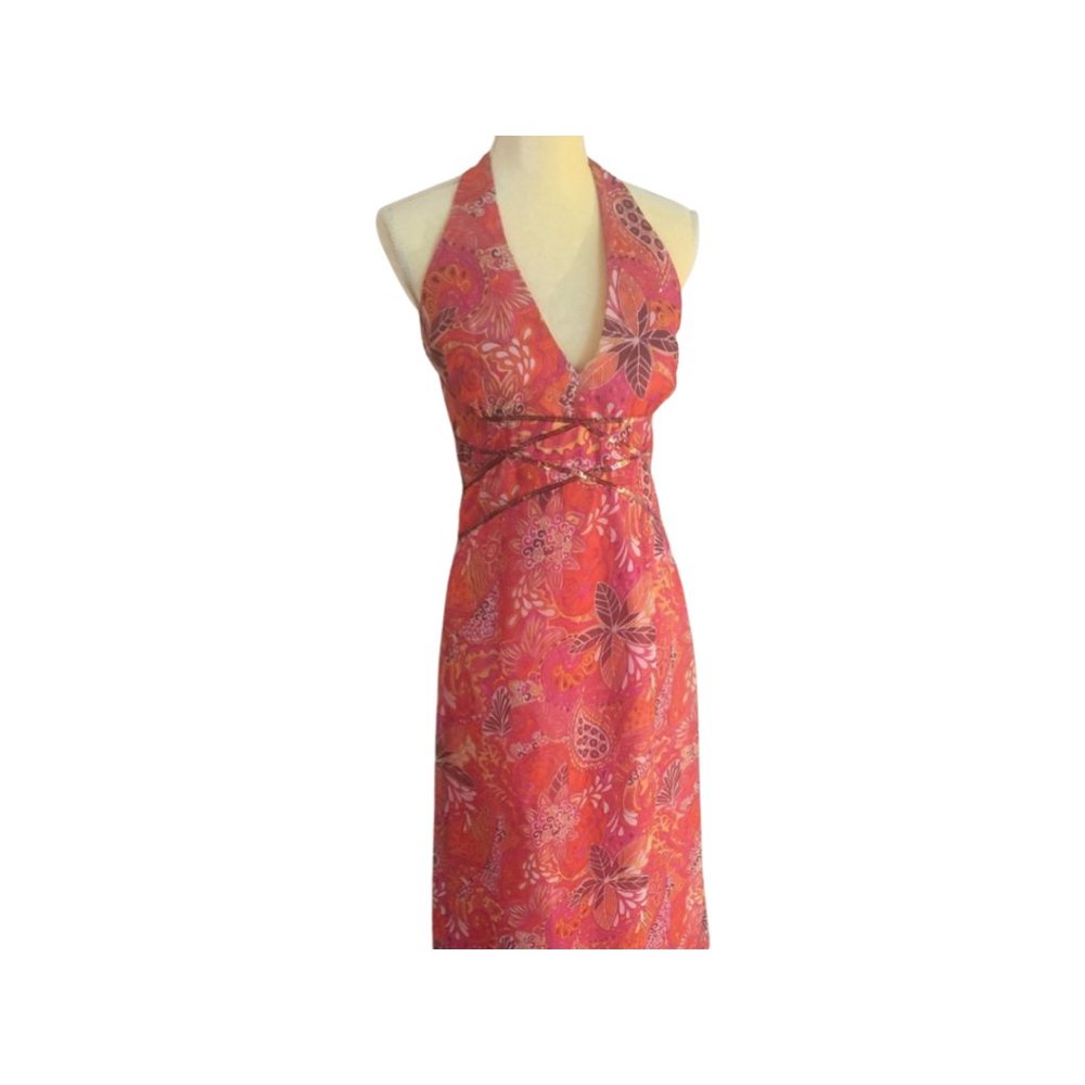 Vintage Jessica McClintock Gunne Sax Floral Red 11